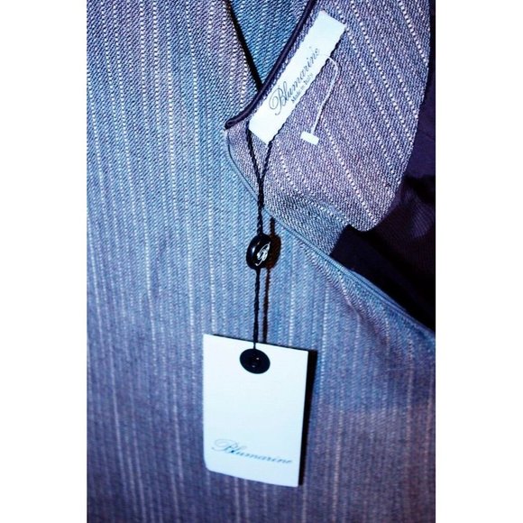 BLUMARINE Straight RUNWAY Slit DRESS Zip BROWN Italy WOOL Blend 6 $600 - Picture 4 of 4